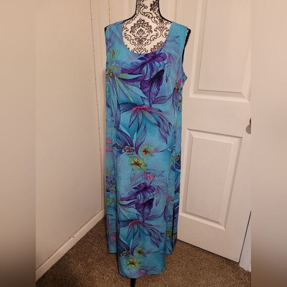 Vtg 90s reverse slip dress - Picture 2 of 5